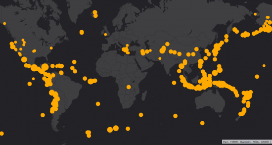 ArcGIS Online Webmap Depremleri